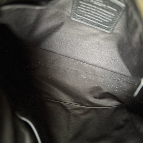 Coach Black Leather Isabelle Black Shoulder Bag - Picture 5 of 5